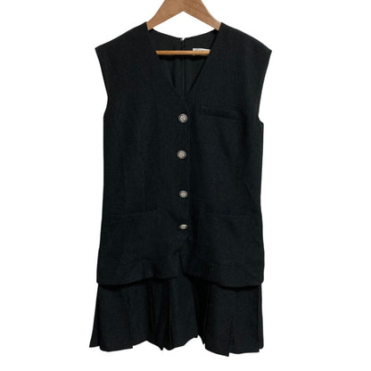 ハーリップトゥ Tweed Pleated Mini ドレス