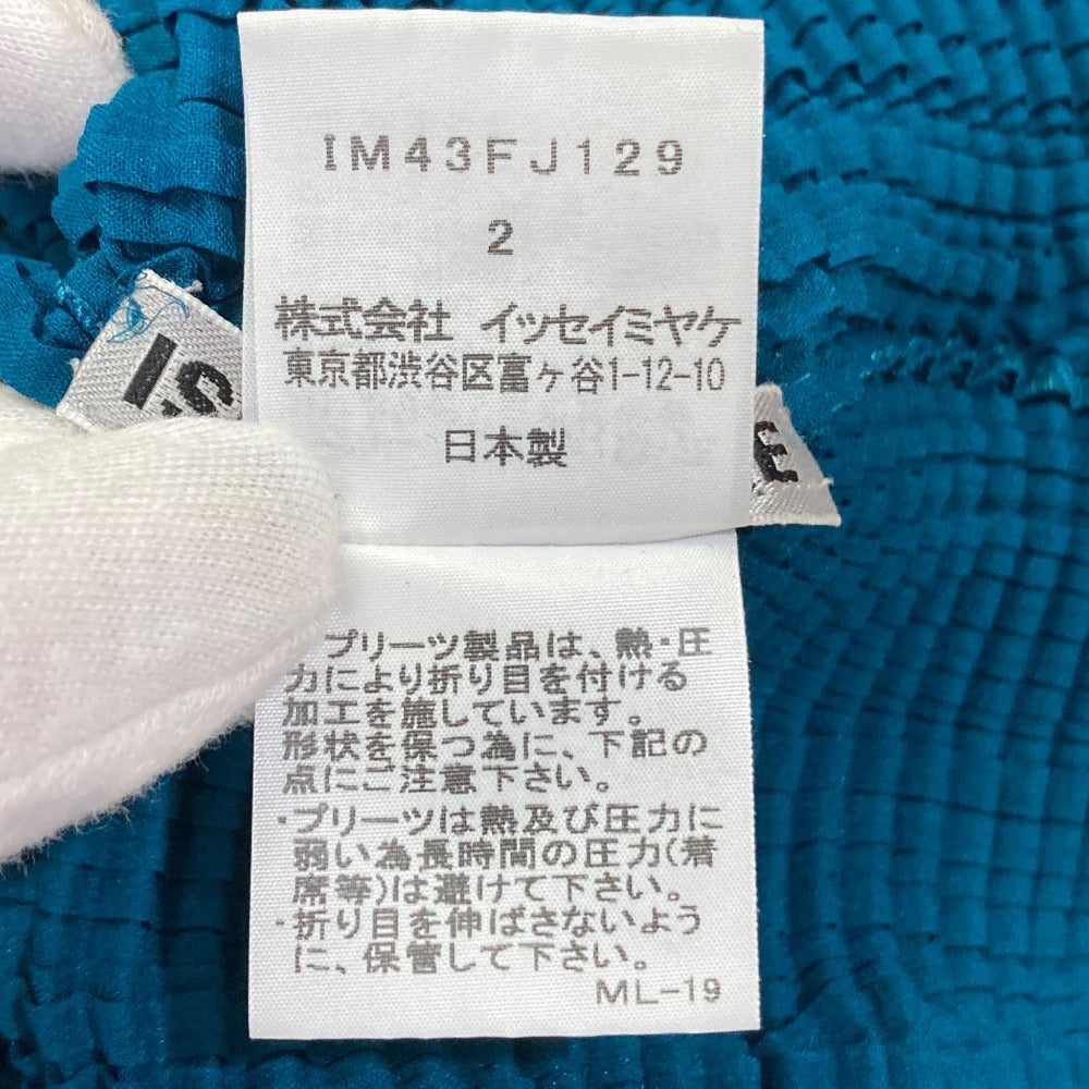 イッセイミヤケ プリーツ半袖トップス