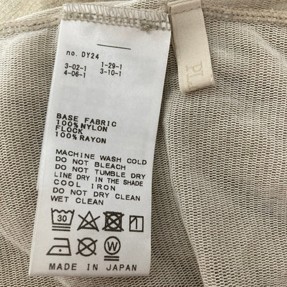 プラージュ Flocky Mesh ロングスリーブTシャツ
