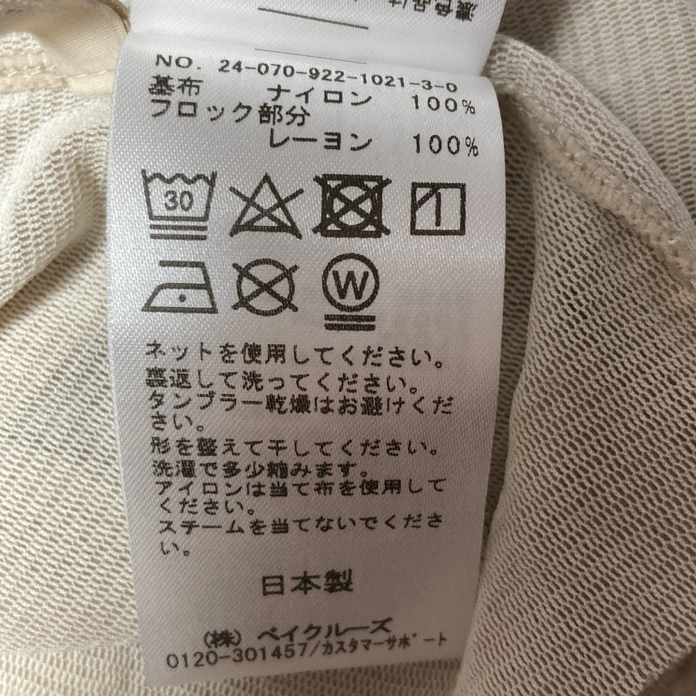 プラージュ Flocky Mesh ロングスリーブTシャツ
