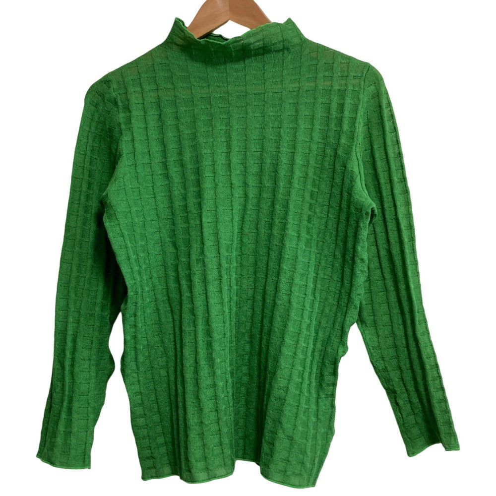 アメリヴィンテージ PLAID SHEER TURTLE ニット