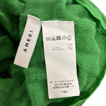 アメリヴィンテージ PLAID SHEER TURTLE ニット