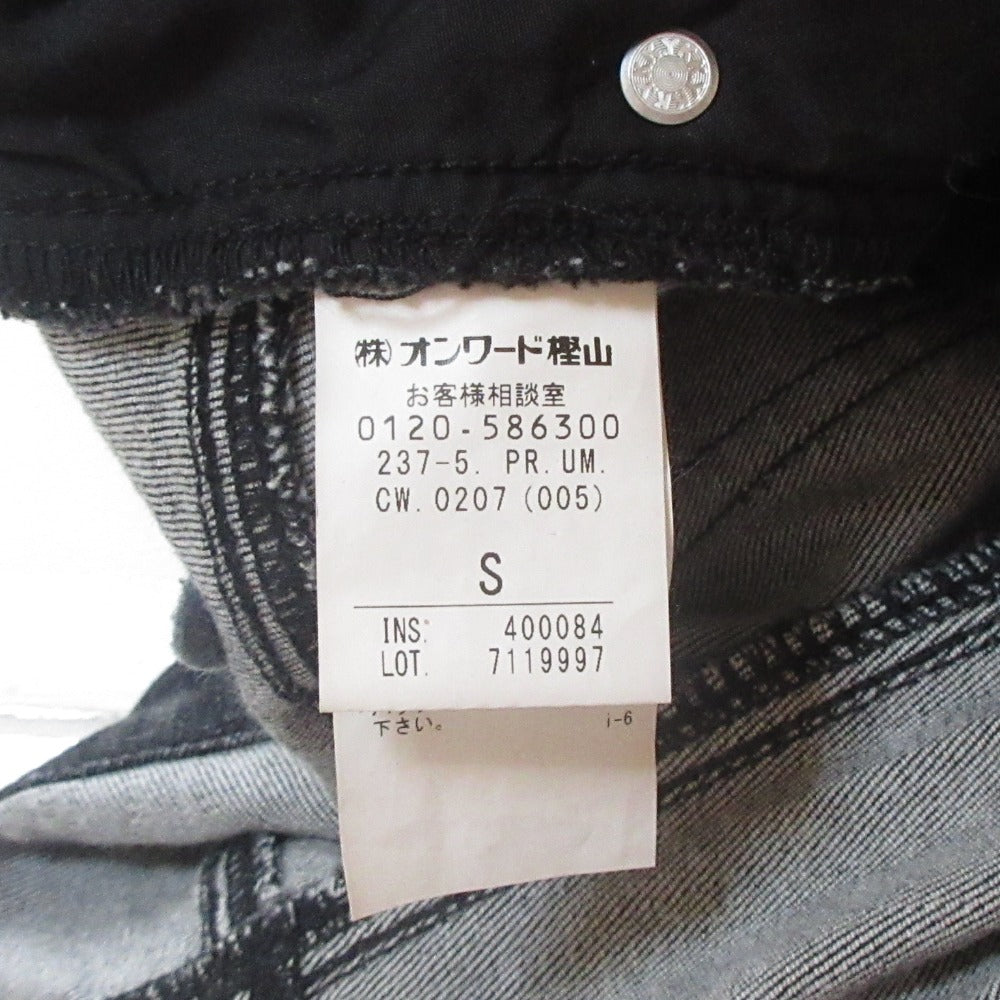 アンフィーロ 撥水デニムワイドパンツ