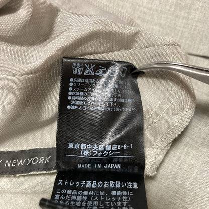 フォクシーニューヨーク リボンノースリーブワンピース