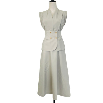 アメリヴィンテージ SHOULDER PADDED PEPLUM ドレス