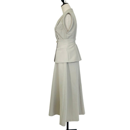 アメリヴィンテージ SHOULDER PADDED PEPLUM ドレス