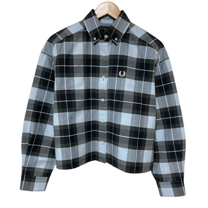 フレッドペリー Long-Sleeved Tartan Shirt コットンシャツ
