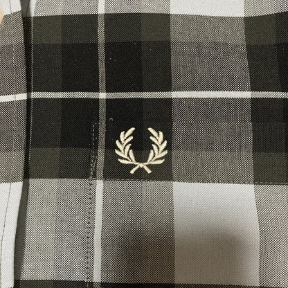フレッドペリー Long-Sleeved Tartan Shirt コットンシャツ