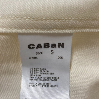 キャバン ウールツイルロングシャツ