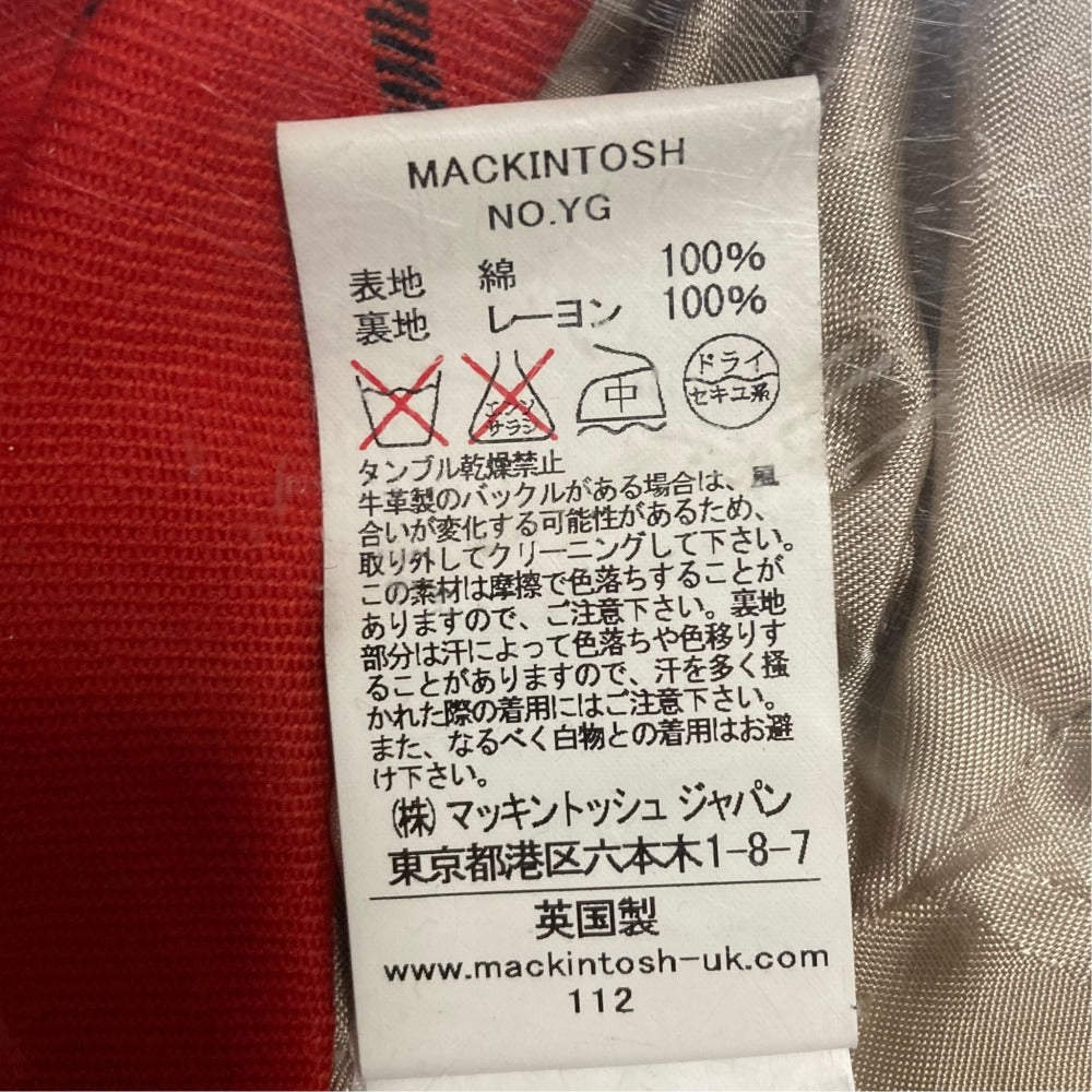 マッキントッシュ FARNELL ウールブレンドコート