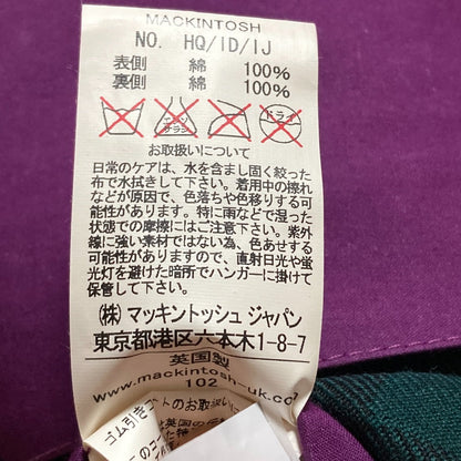 マッキントッシュ ゴム引きコート
