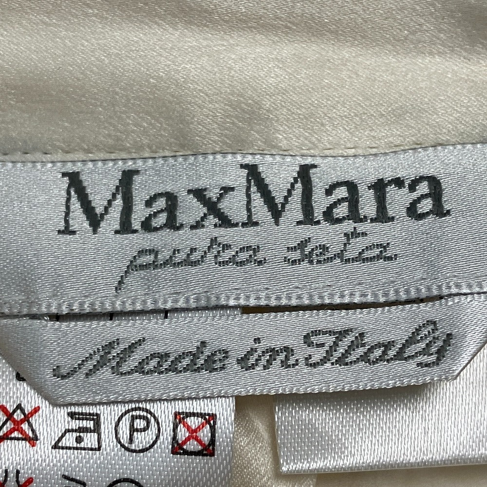 マックスマーラ シルク ロングスリーブシャツ