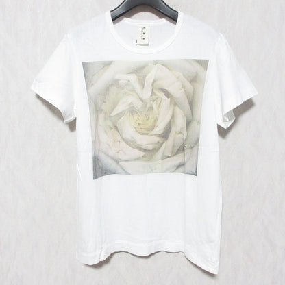 タオコムデギャルソン 薔薇プリントTシャツ