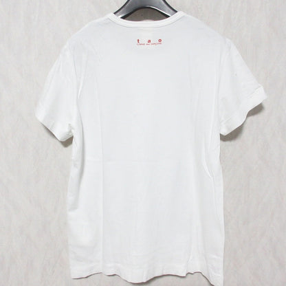 タオコムデギャルソン 薔薇プリントTシャツ