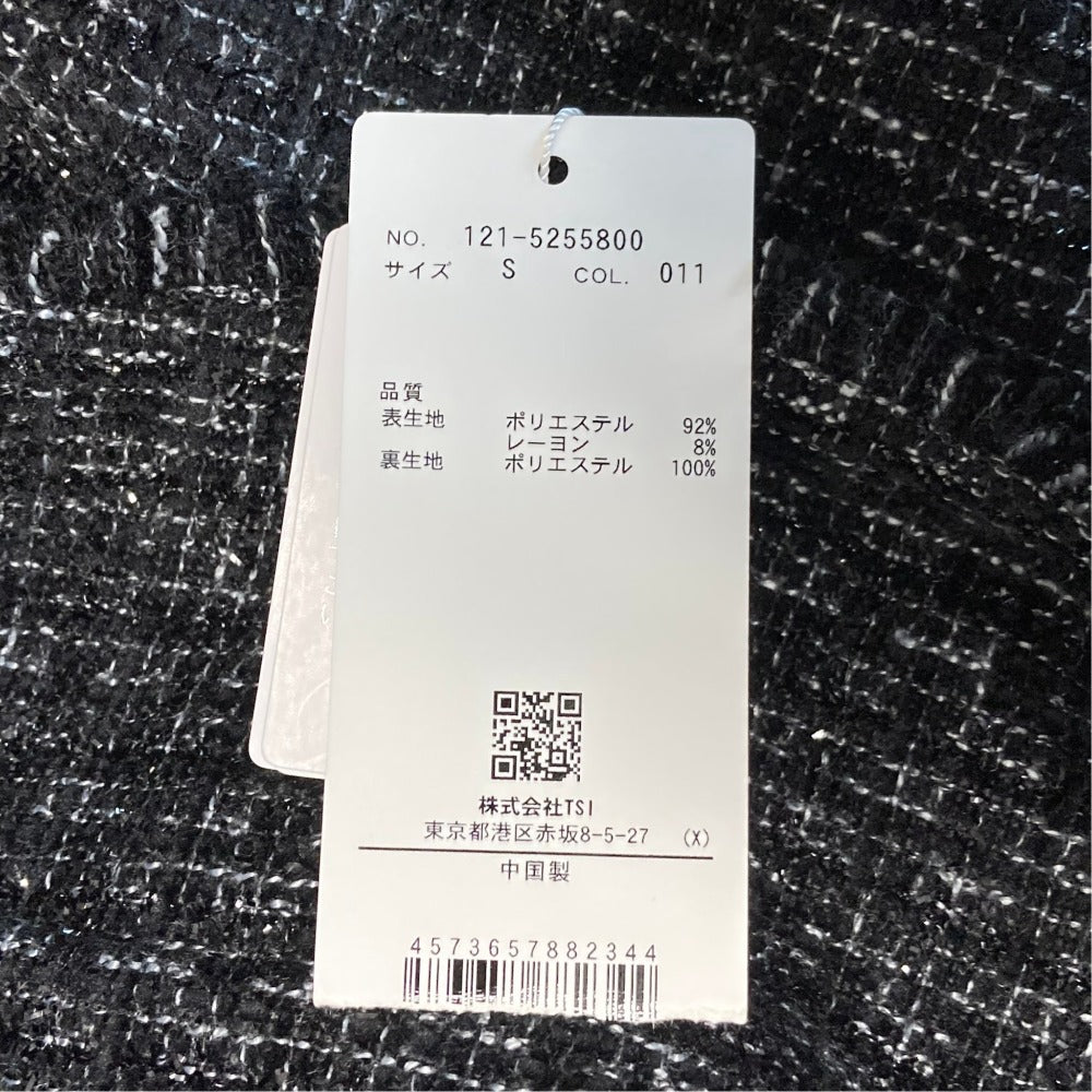 プロポーションボディドレッシング ニュアンスボタンツイードジレ