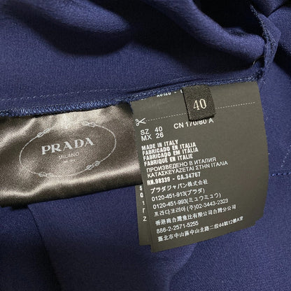 プラダ シルクボウタイブラウス
