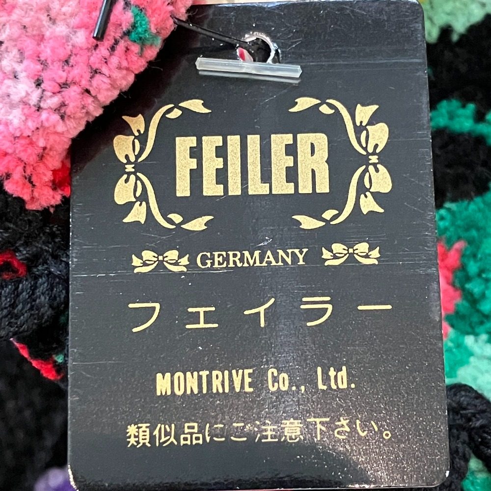 フェイラー シュニール織り フラワー エプロン