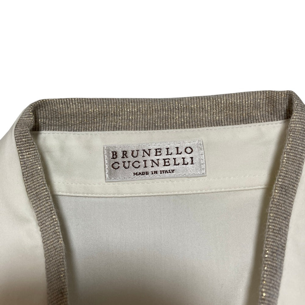 ブルネロクチネリ ストレッチロングスリーブシャツ