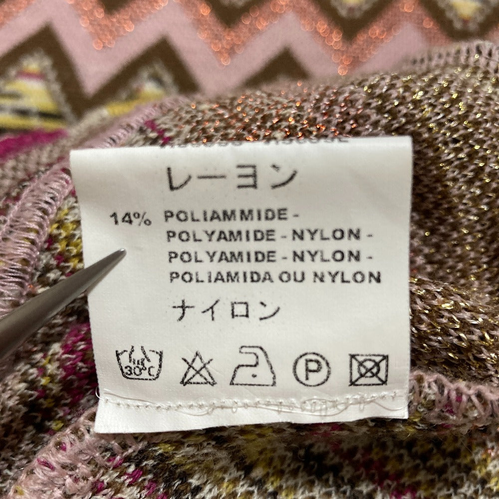 ミッソーニ シェブロンニットワンピース