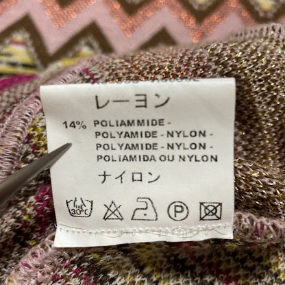 ミッソーニ シェブロンニットワンピース