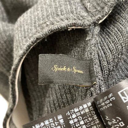 スピックアンドスパン ラメリブニットスカート