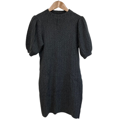 ハーリップトゥ Puff Sleeve Cable Knit ワンピース