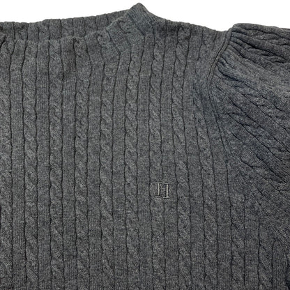 ハーリップトゥ Puff Sleeve Cable Knit ワンピース