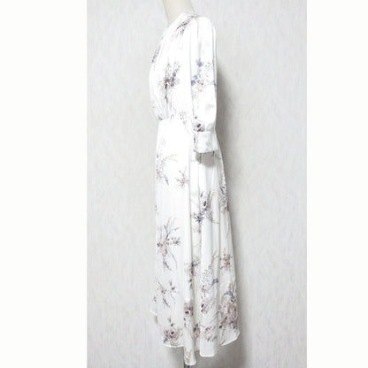 ハーリップトゥ French Bouquet Puff Sleeve ロングワンピース