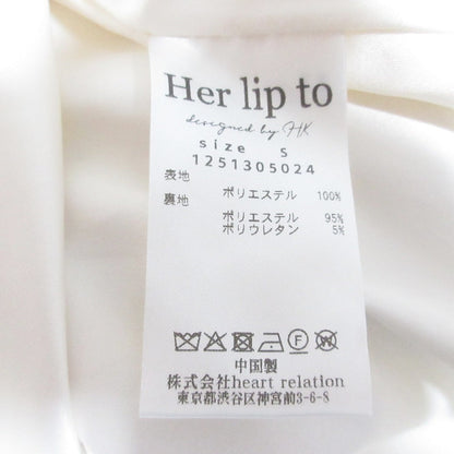 ハーリップトゥ French Bouquet Puff Sleeve ロングワンピース