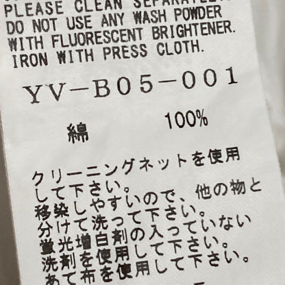 ヨウジヤマモト カットアウトロングスリーブシャツ