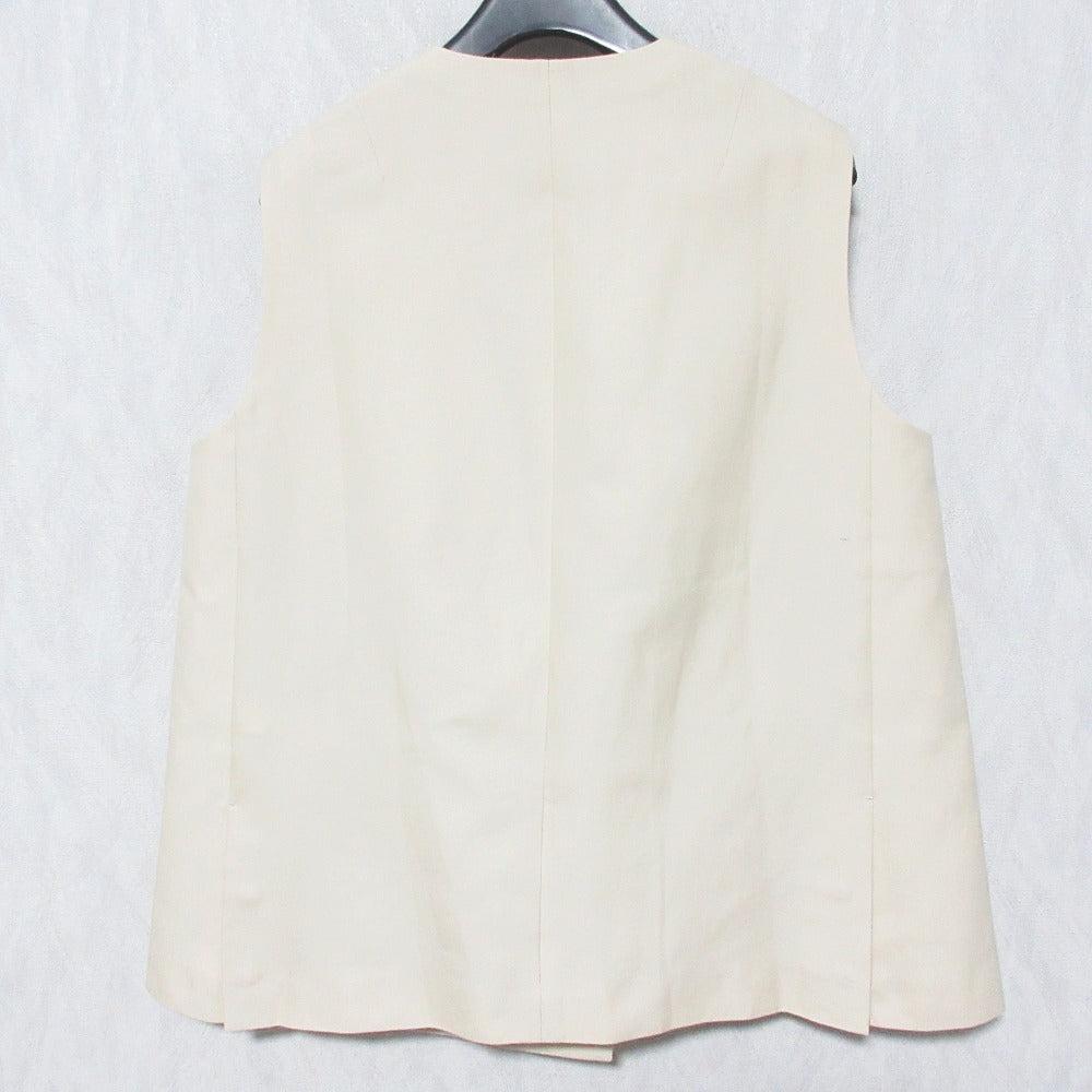 ドゥロワー Cotton Silk Twillジレ