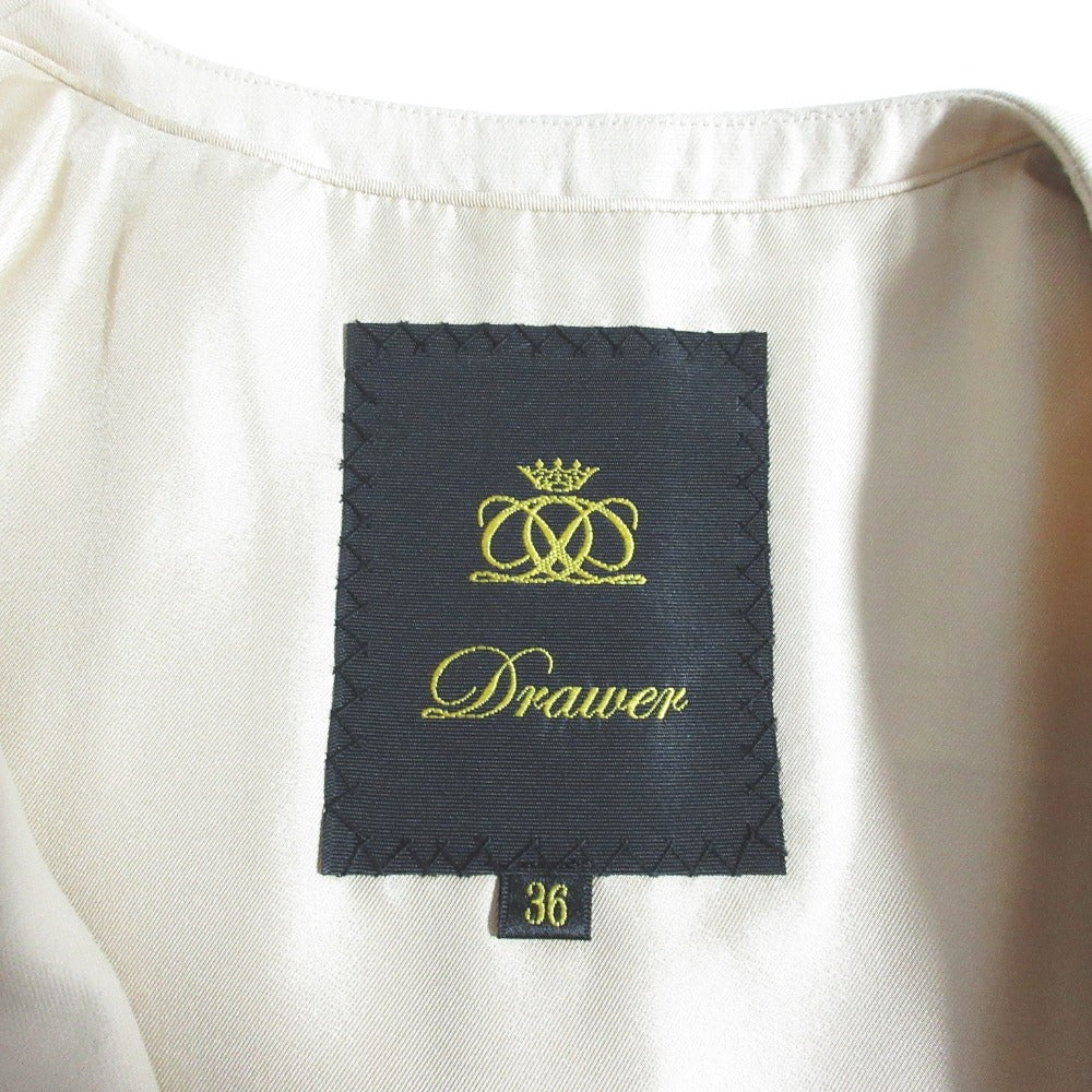 ドゥロワー Cotton Silk Twillジレ