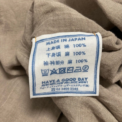 フォーティファイブアール スーピマ天竺リネンドレスワンピース