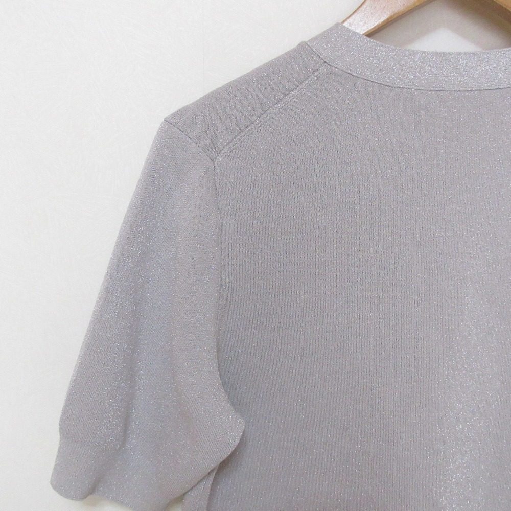 セオリーリュクス LUREX KNIT 2 MAKANA ラメニットカーディガン