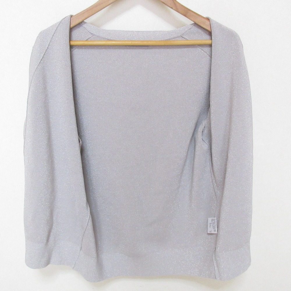 セオリーリュクス LUREX KNIT 2 MAKANA ラメニットカーディガン