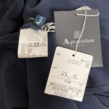 アクアスキュータム ロングスリーブプルオーバーブラウス
