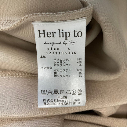 ハーリップトゥ Easy Essential Jersey ワンピース
