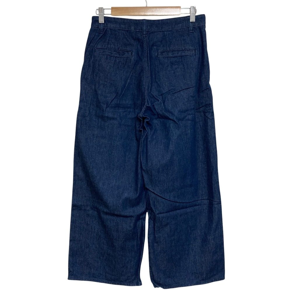 セオリー DRAPE DENIM WIDE ST TRSR D ワイドデニムパンツ