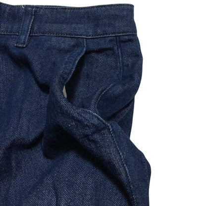 セオリー DRAPE DENIM WIDE ST TRSR D ワイドデニムパンツ