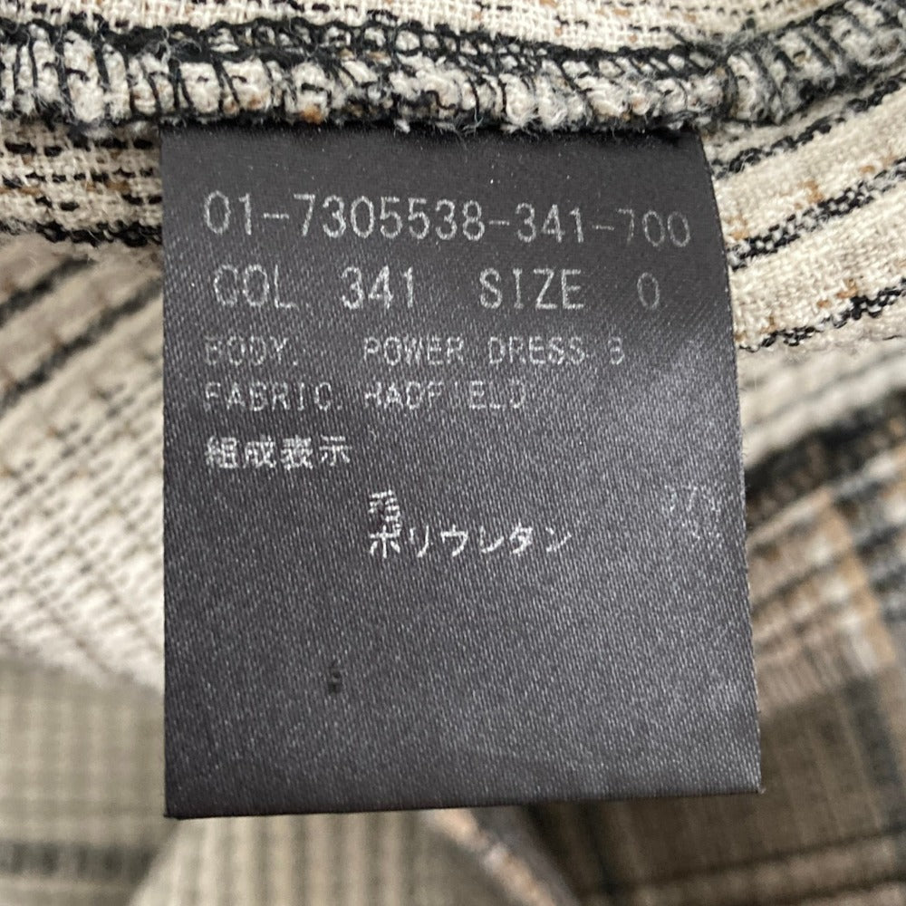 セオリー グレンチェックノースリーブワンピース