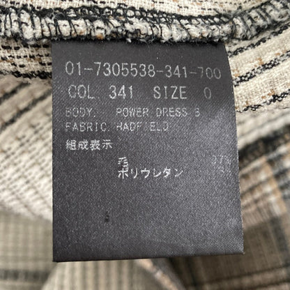 セオリー グレンチェックノースリーブワンピース