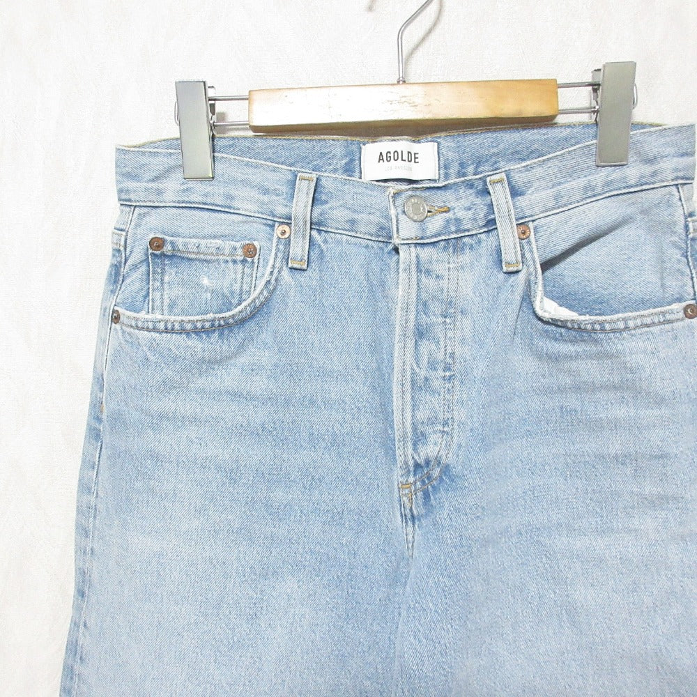エーゴールドイー LOW RISE BAGGY PARADOX デニムパンツ