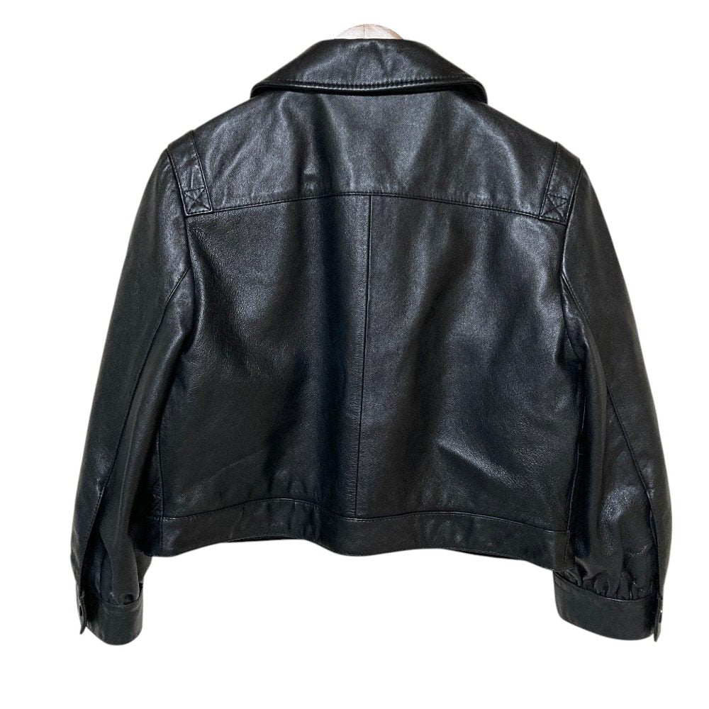 シーバイクロエ ラムレザーショートジャケット