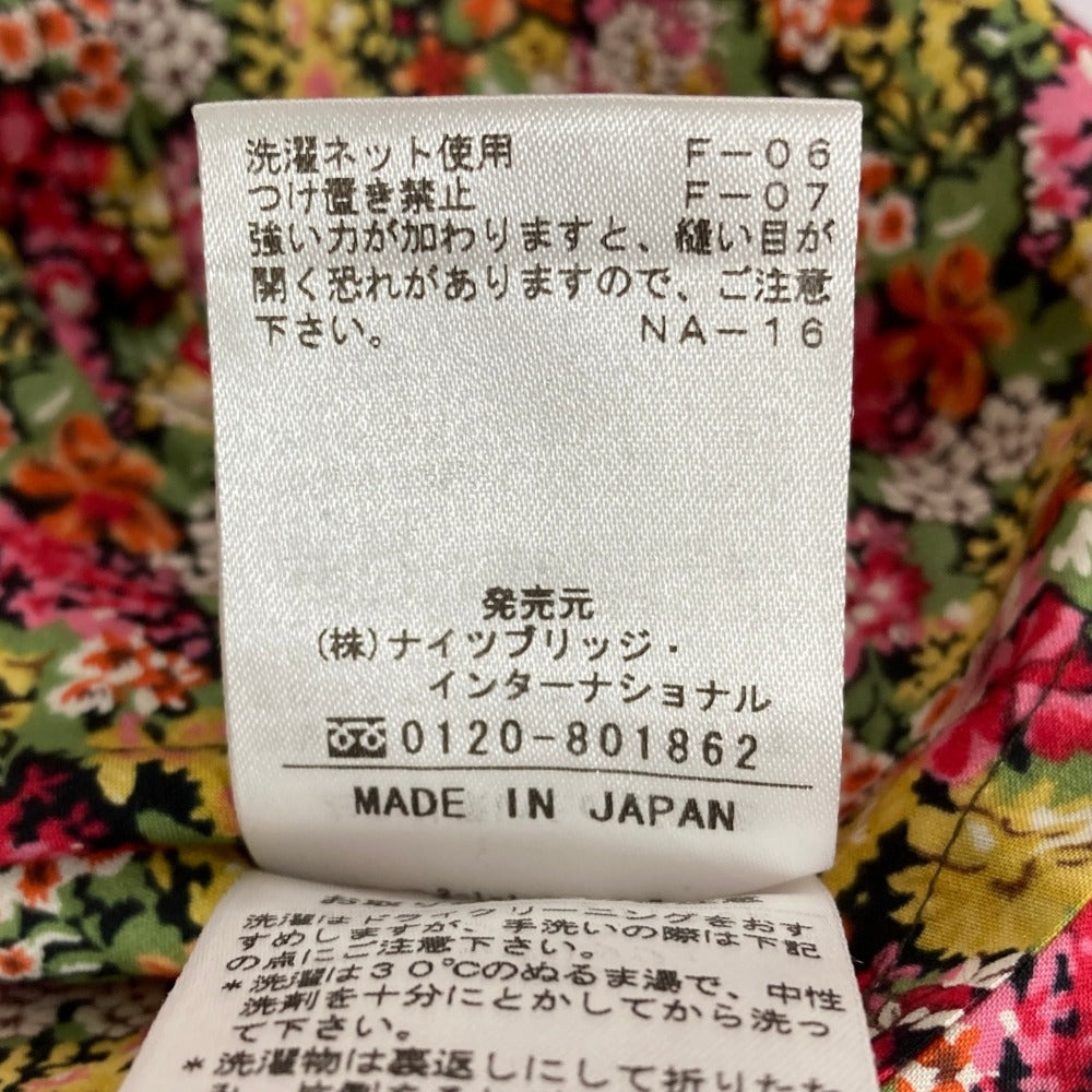 オールドイングランド フラワープリントシルクブラウス