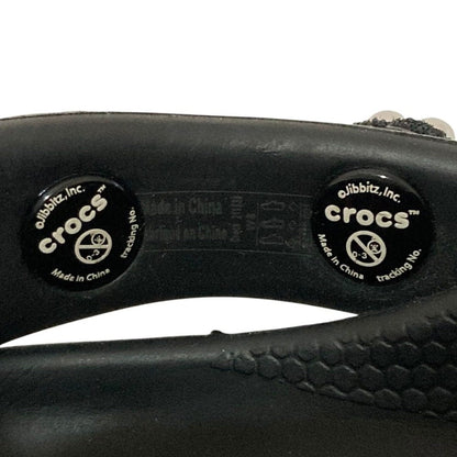 クロックス クラシックプラットフォームグリッター サンダル
