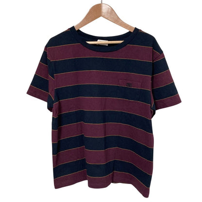 セリーヌ トリオンフ刺繍ボーダーTシャツ