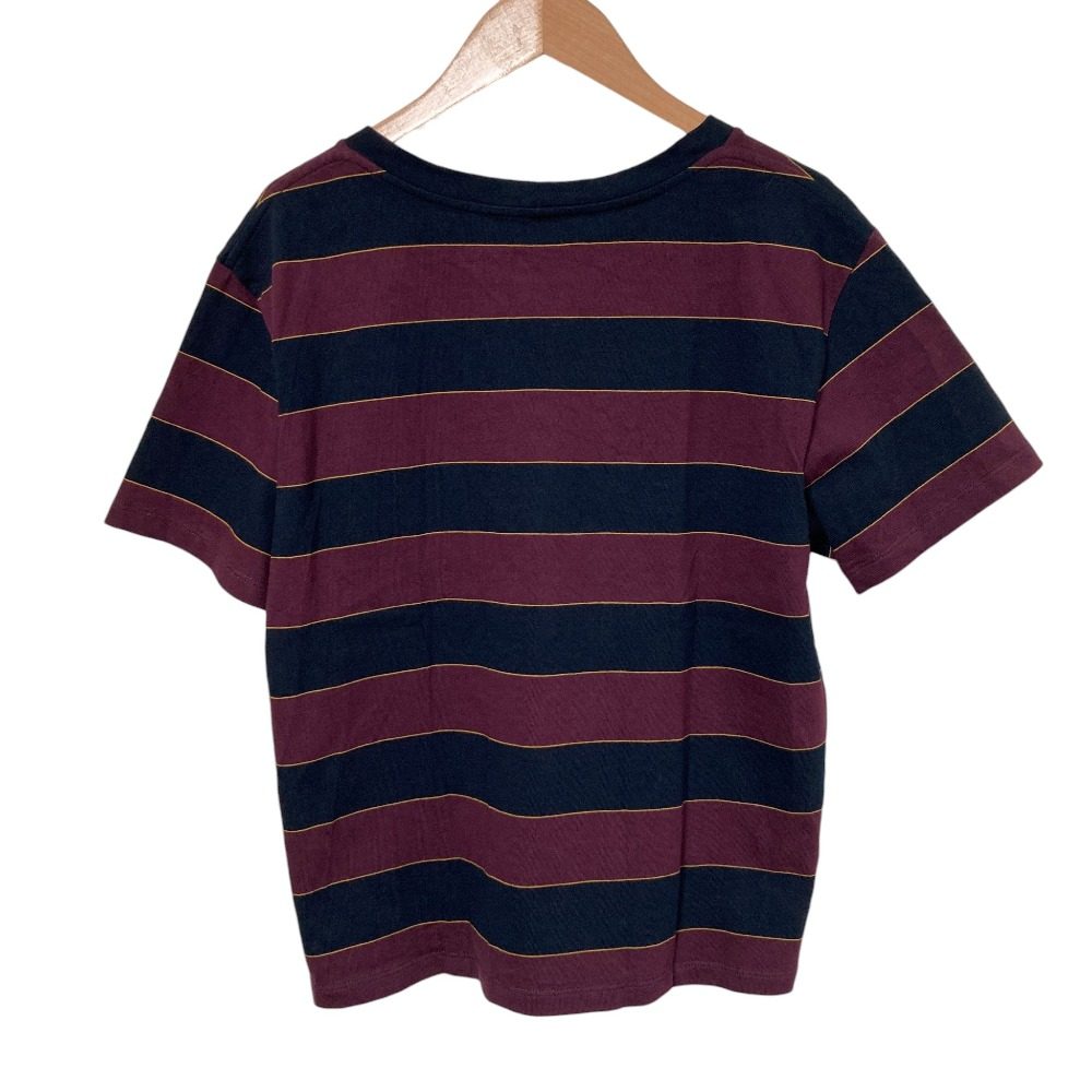 セリーヌ トリオンフ刺繍ボーダーTシャツ