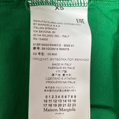 メゾンマルジェラ グラフィックプリントコットンTシャツ