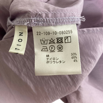 エストネーション フリルスリーブ シルクブラウス