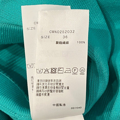 セルフォード ボウタイノースリーブニットワンピース